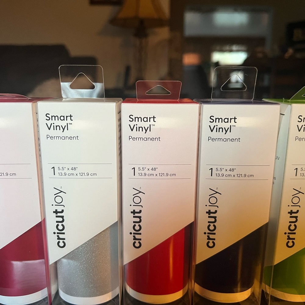 Cricut Joy Smart Vinyl Permanent Set of 5 Brand New